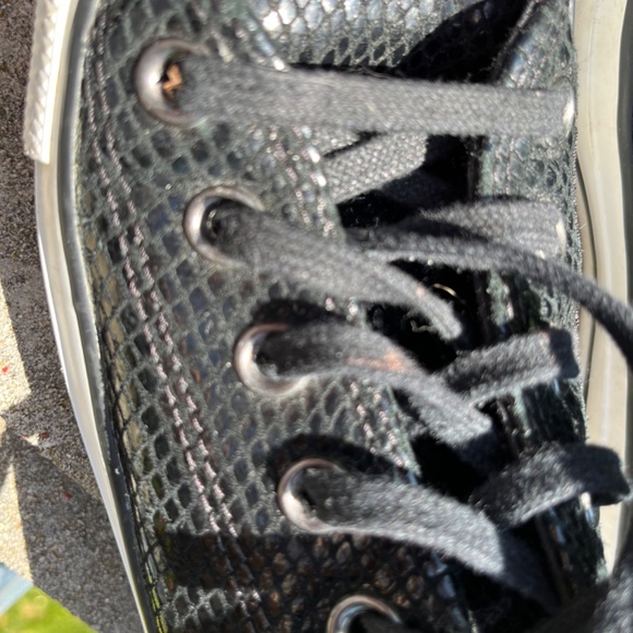 Converse Blk Embossed Snake 7.5 - Picture 9 of 12